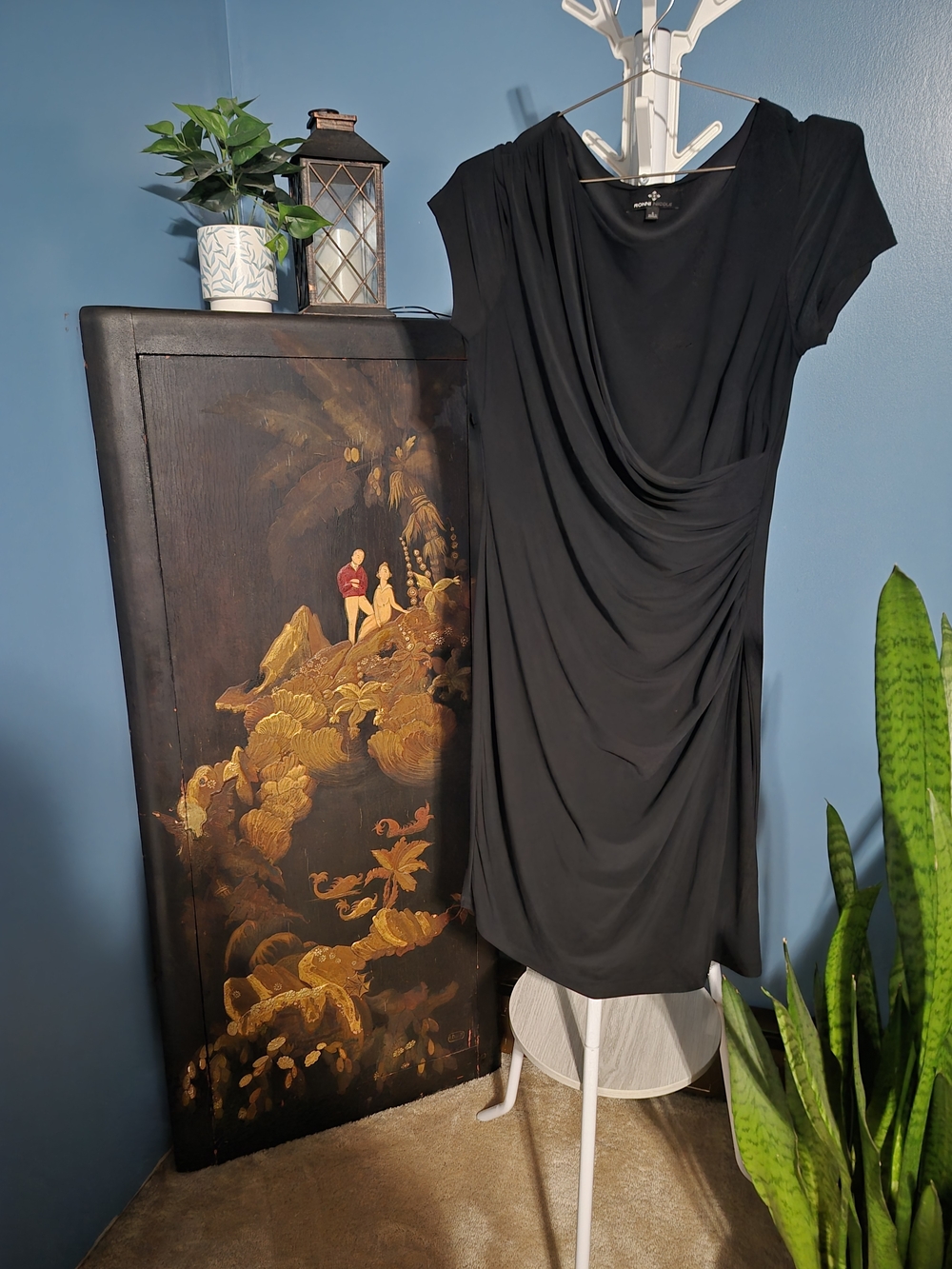 Ronni Nicole Formal Little Black Dress Bodycon Sz. 6